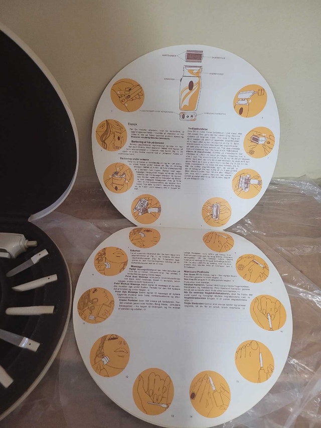 Vintage Phillips Beauty Set Lady Shaver Manicure - photo 3