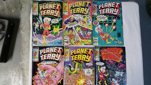 12 Star Comic 1985-1986 PLANET TERRY 1 to 12