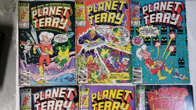 12 Star Comic 1985-1986 PLANET TERRY 1 to 12 - photo 2