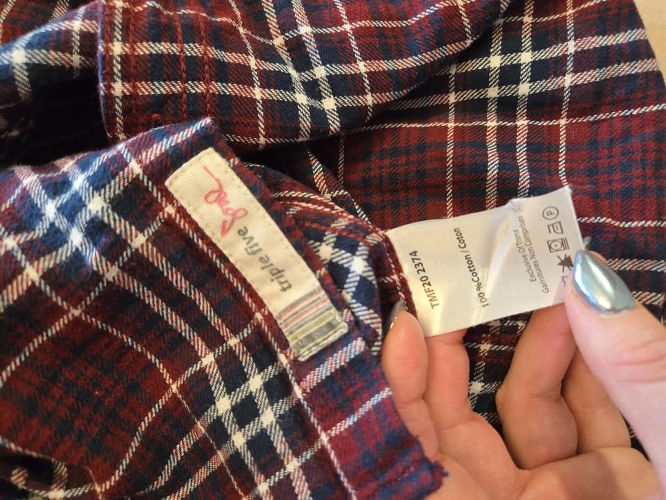 Lot of 2 -Mens XXL 100% Cotton plaid flannel shirts - photo 4