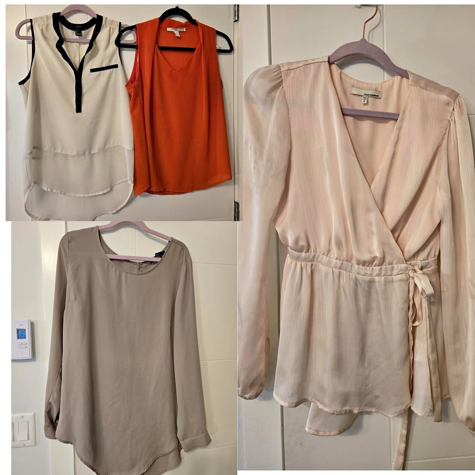 4x Womens blouse lot SIZE SMALL
