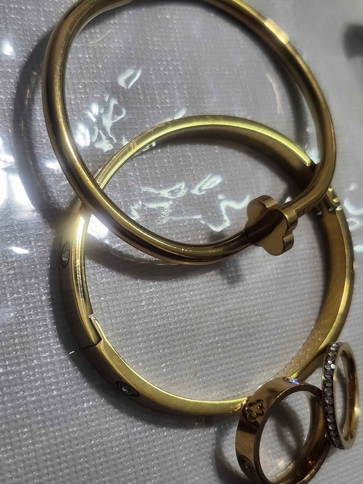 ✨ Gold-Tone Bracelet & Ring Set – Elegant & Stylish ✨ - photo 4