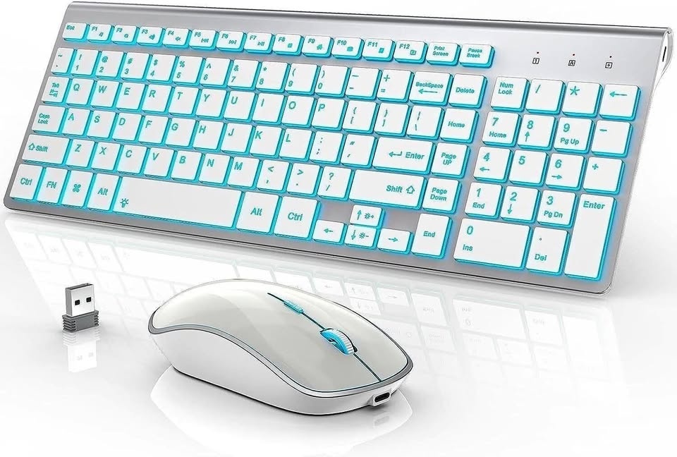 Wireless Keyboard and Mouse Combo