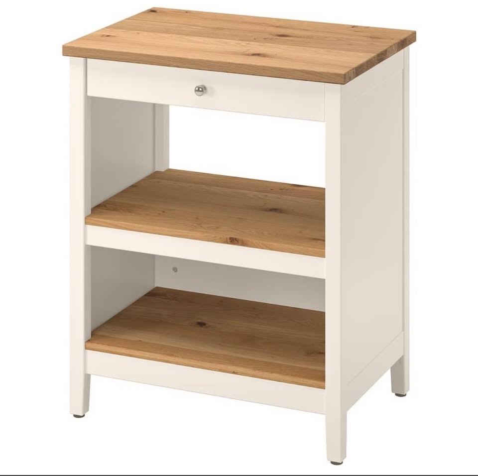 IKEA TÖRNVIKEN Kitchen Island – Off-White / Oak (72 × 52 cm) - photo 3