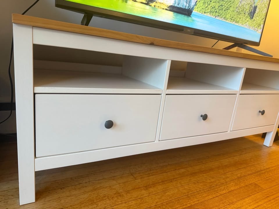 IKEA Hemnes TV Bench White/Light Brown - photo 2