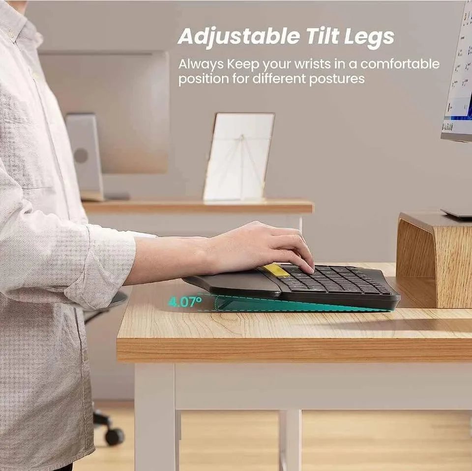 Nulea Wireless Ergonomic Keyboard image indicator(4)