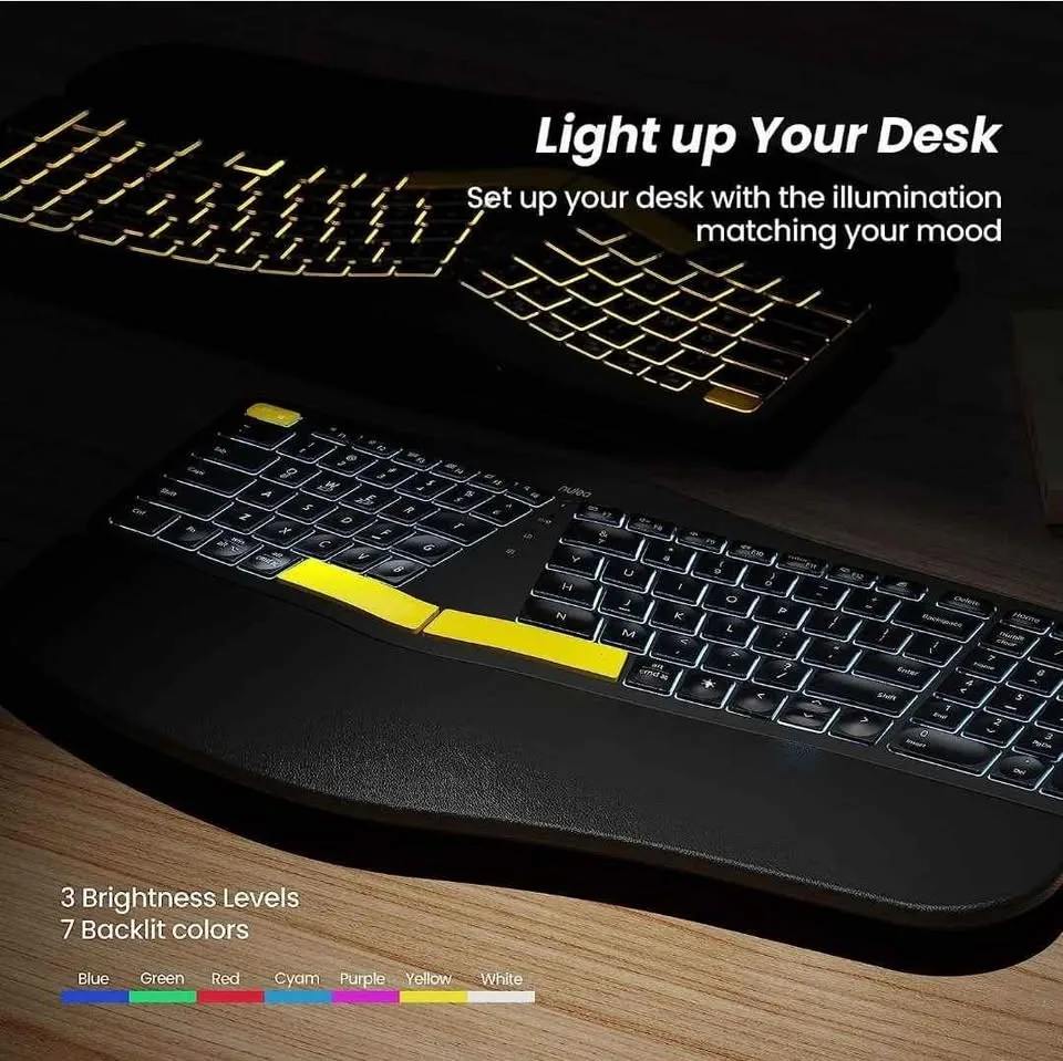Nulea Wireless Ergonomic Keyboard image indicator(5)