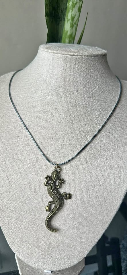 Reptilian Charm Necklace