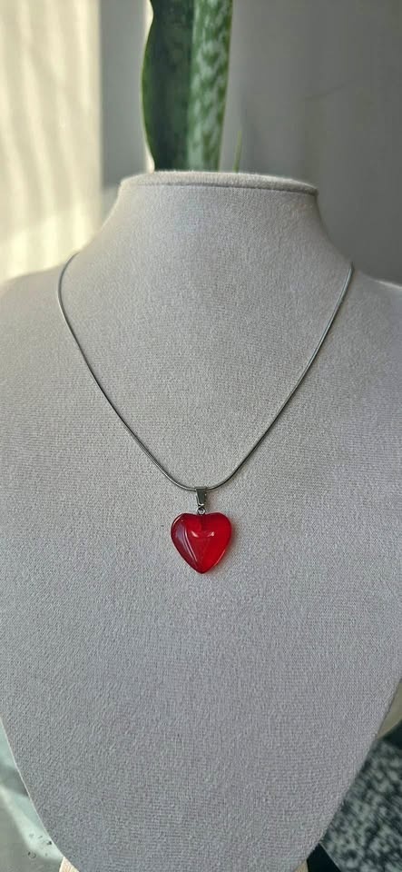 Red Heart Necklace