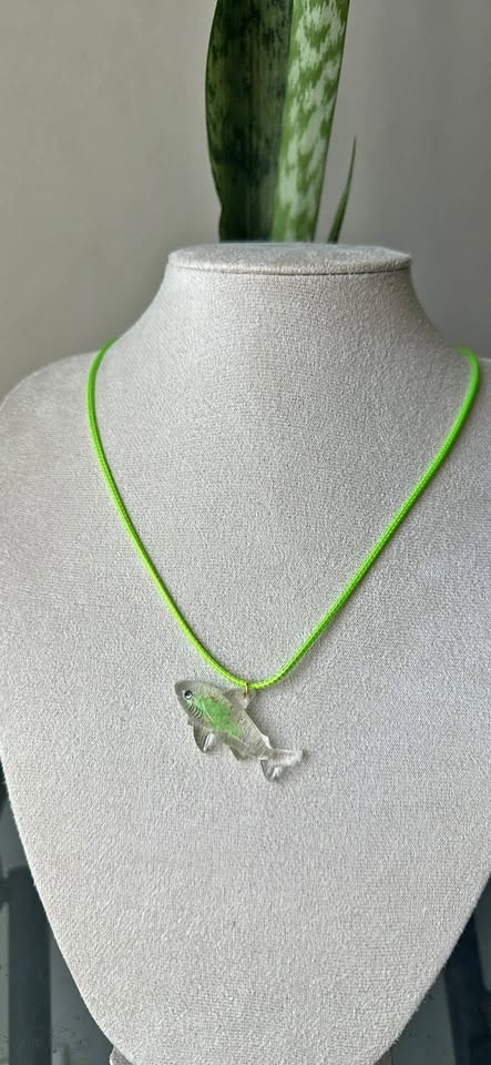 Glowing Shark Charm Necklace