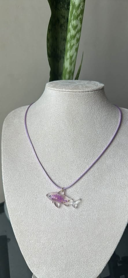Glowing Shark Charm Necklace - photo 4