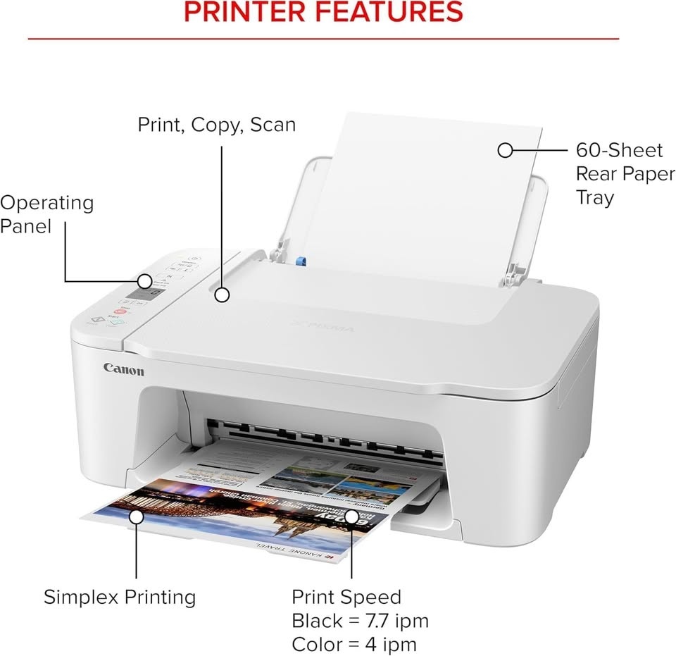 Canon PIXMA TS3720 Wireless All-in-One Printer - photo 2