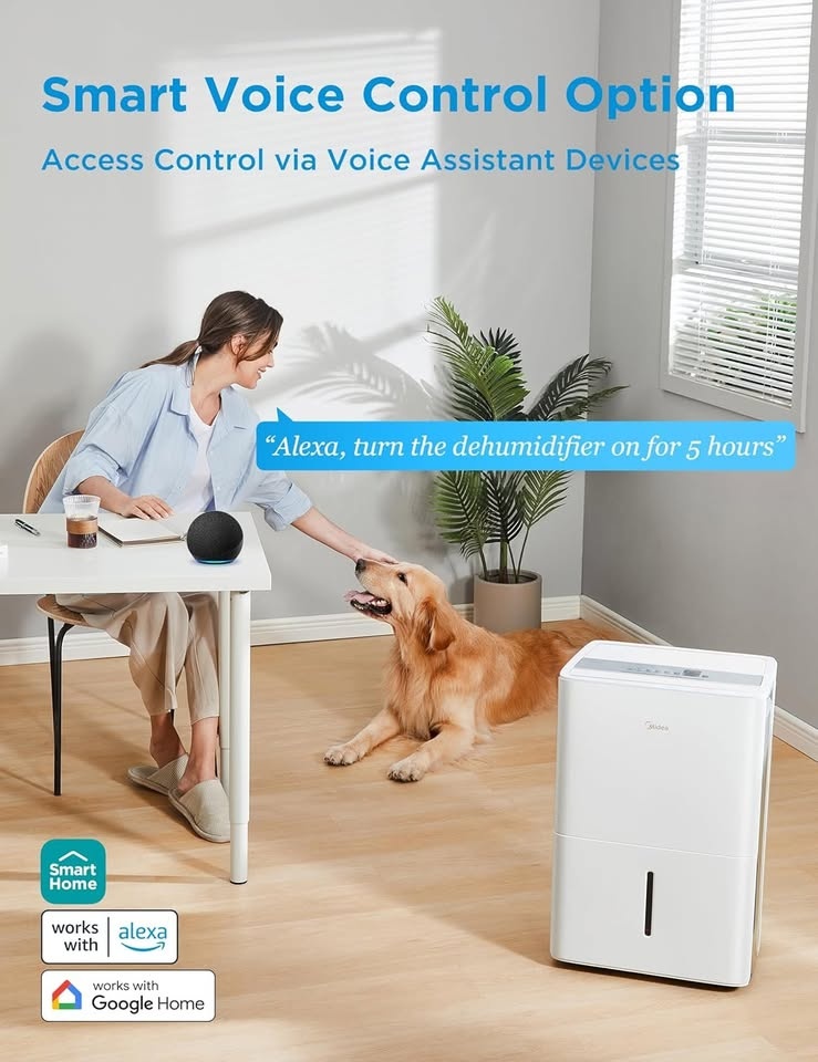 Midea 4,500 Sq. Ft. WiFi Enabled Dehumidifier - photo 5