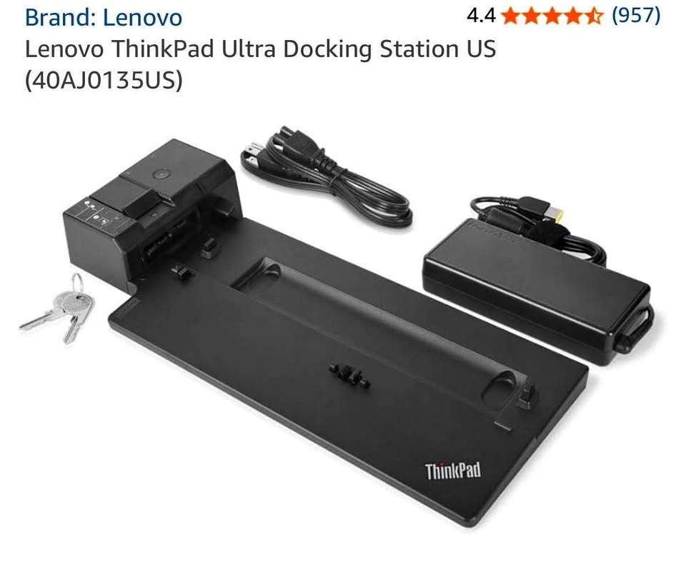 Lenovo ThinkPad Ultra Docking Station US (40AJ0135US)