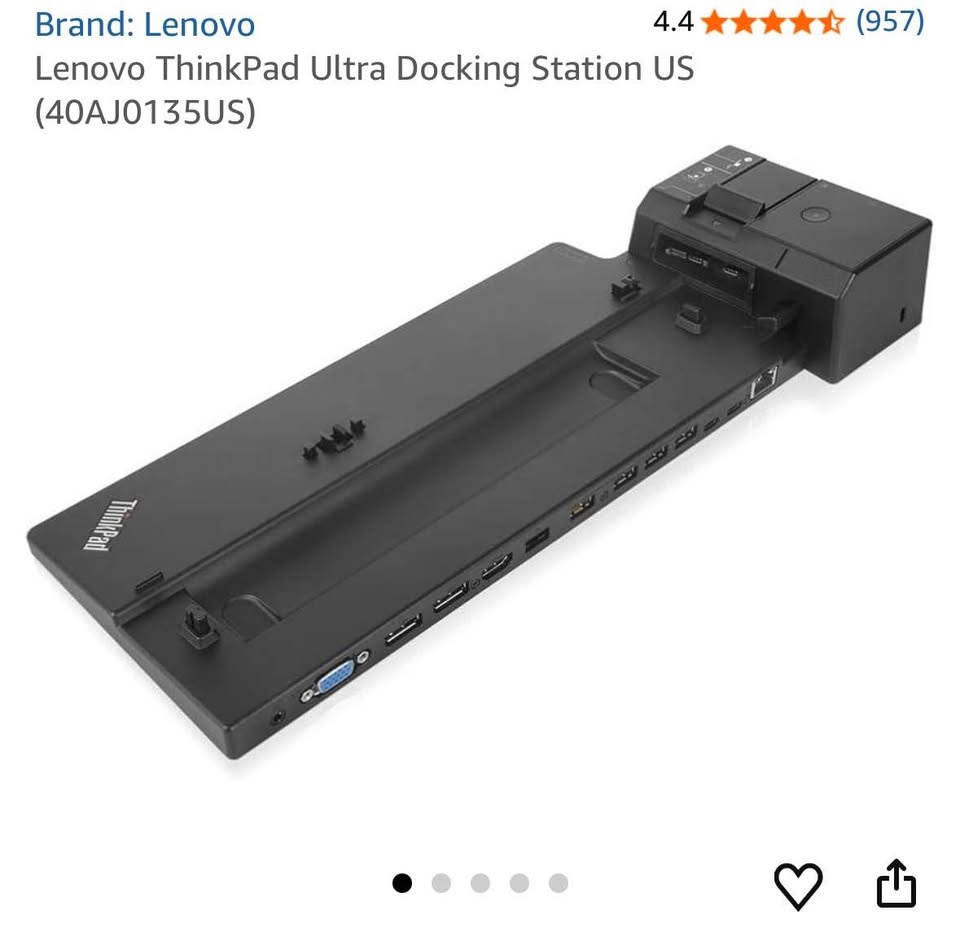 Lenovo ThinkPad Ultra Docking Station US (40AJ0135US) - photo 2