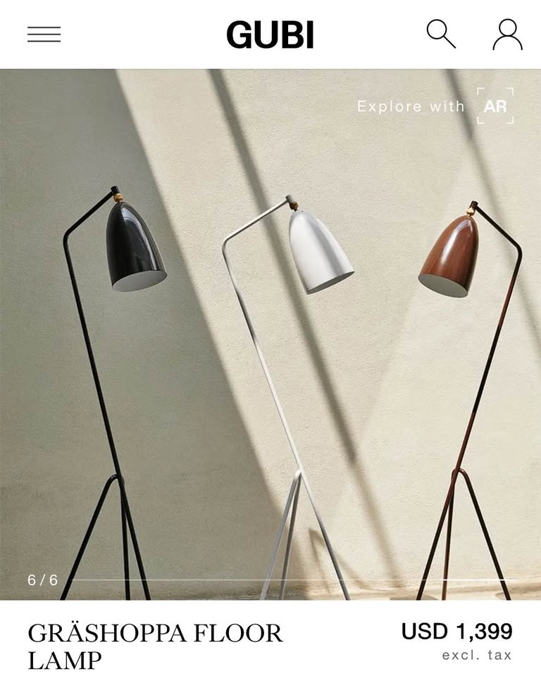 GUBI GRÄSHOPPA FLOOR LAMP - photo 3