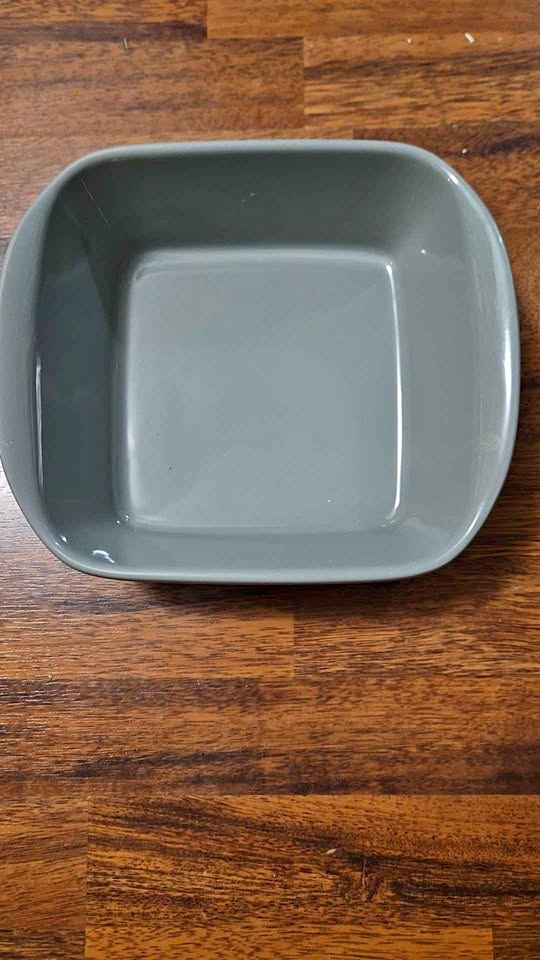 Gray Ceramic Baking Dish 20"