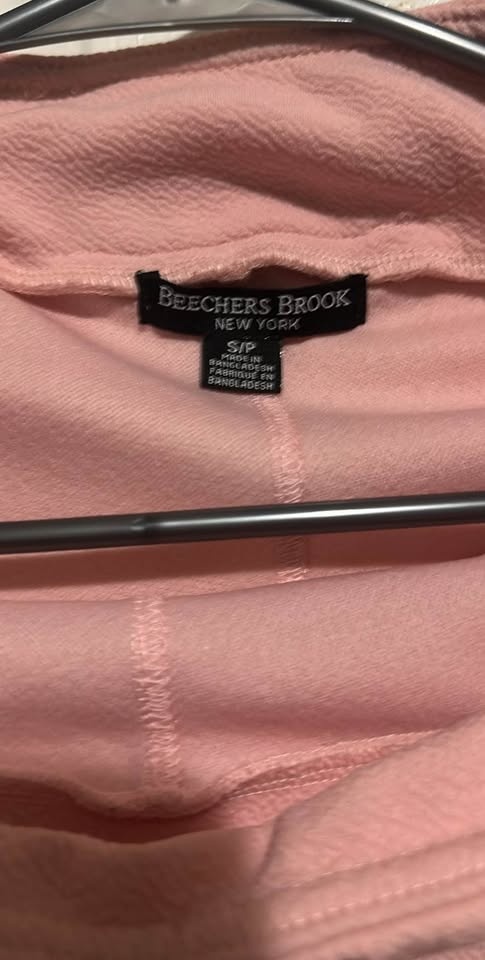 Women's high-waisted pants with a self-tie belt - photo 2