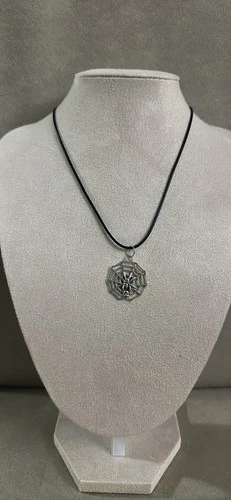 Spider Web Pendant Necklace
