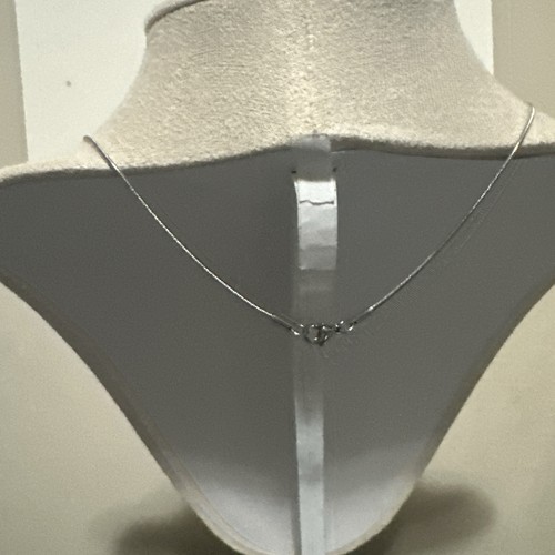 Clear heart pendant necklace - photo 2