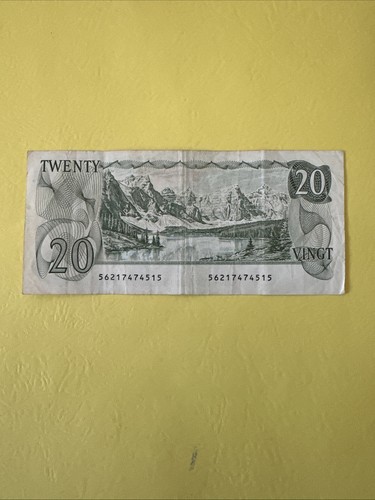 20 Canada dollar bill 1979 - photo 2