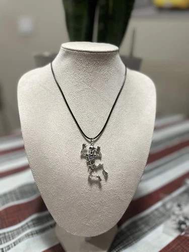 Halloween Skeleton Necklace – Gothic Charm
