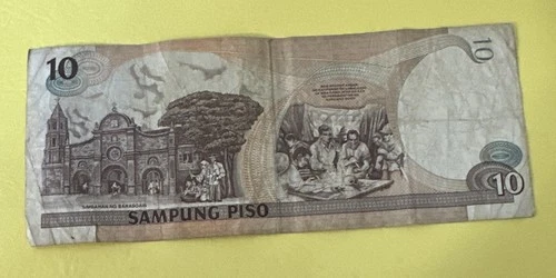 10 Philippine peso bill - photo 2