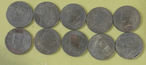 1 Philippine peso coins 1972 & 1974-10X