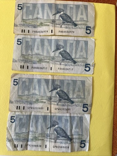 5 Canada dollar bill 1986-4x - photo 2