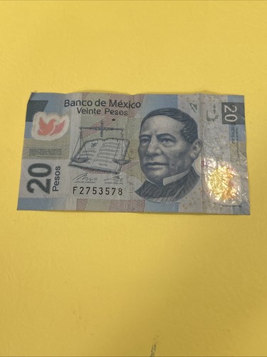 20 Pesos Mexico bill