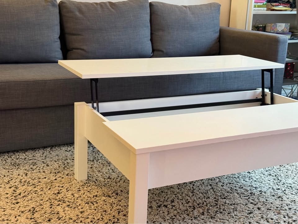 IKEA TRULSTORP Lift-Top Coffee Table - White (Discontinued) - photo 3