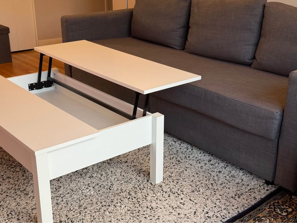 IKEA TRULSTORP Lift-Top Coffee Table - White (Discontinued) - photo 4