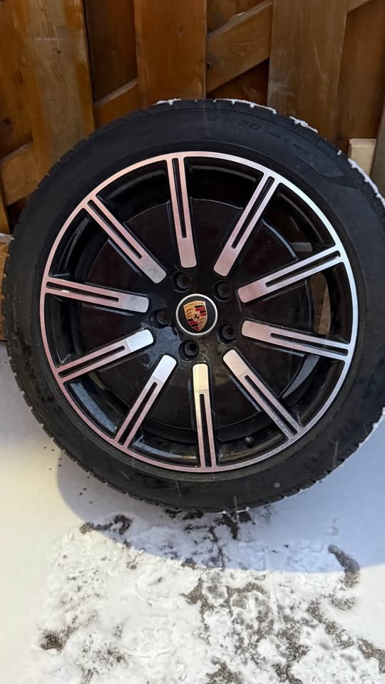 Porsch Taycan original rims with winter tires - photo 3