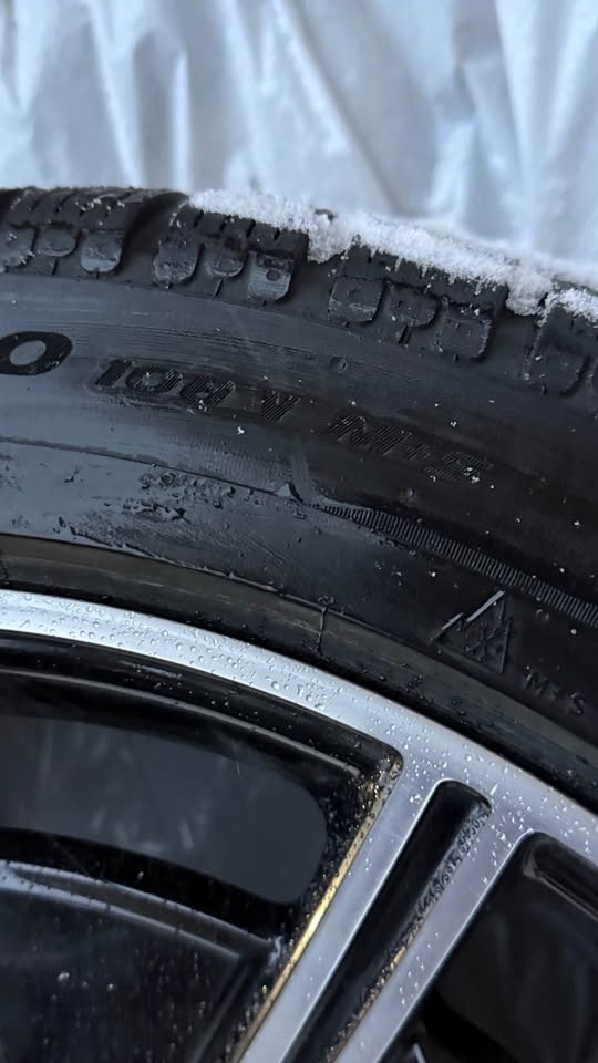 Porsch Taycan original rims with winter tires - photo 4