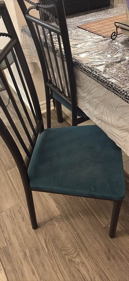 Glass dining table with chairs - photo 5