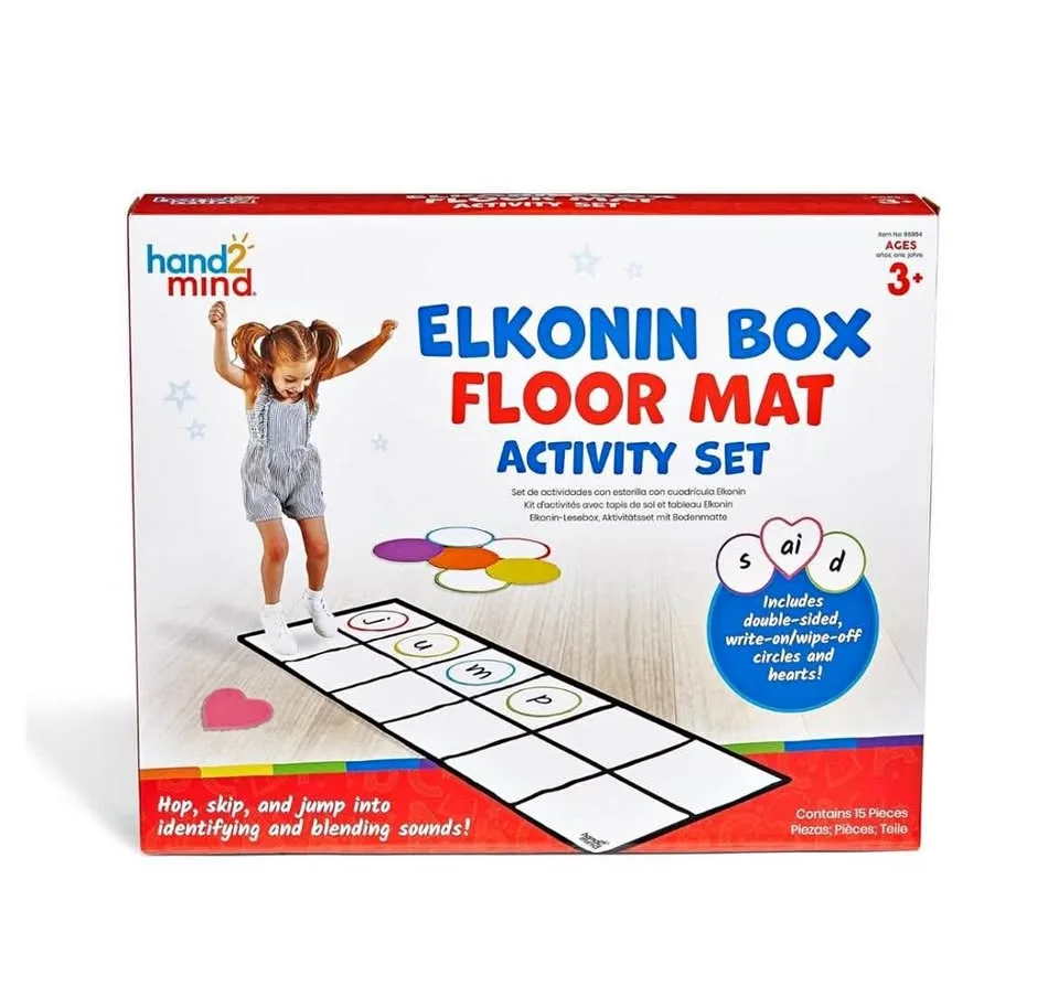 Hand2mind Elkonin Box Floor Mat Activity Set thumbnail