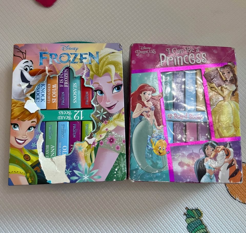 Disney Princess and Frozen Mini Board Books