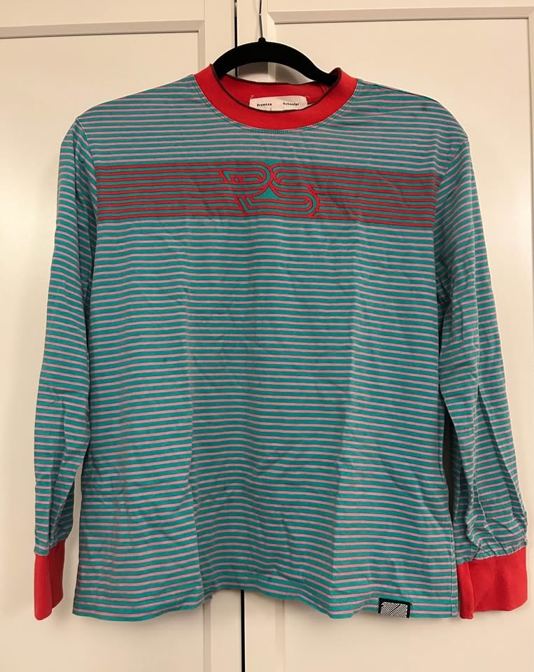 Proenza Schouler striped crew neck long sleeve (as is) - photo 2