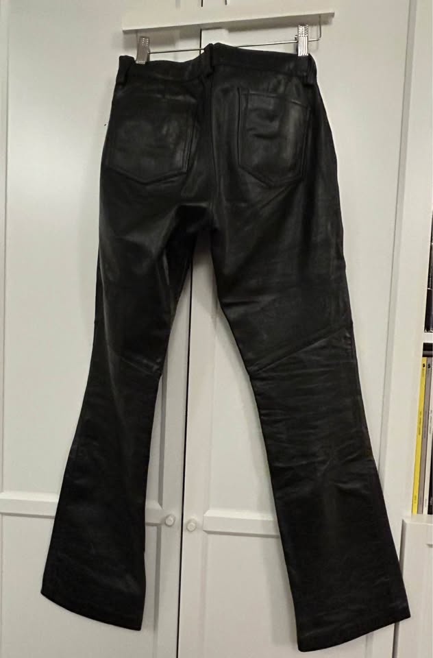 Y2K Vintage GAP leather boot cut jeans - photo 4