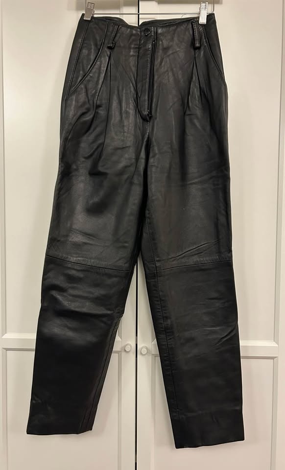 Vintage Perino Ponti 80s styled leather pants - photo 2