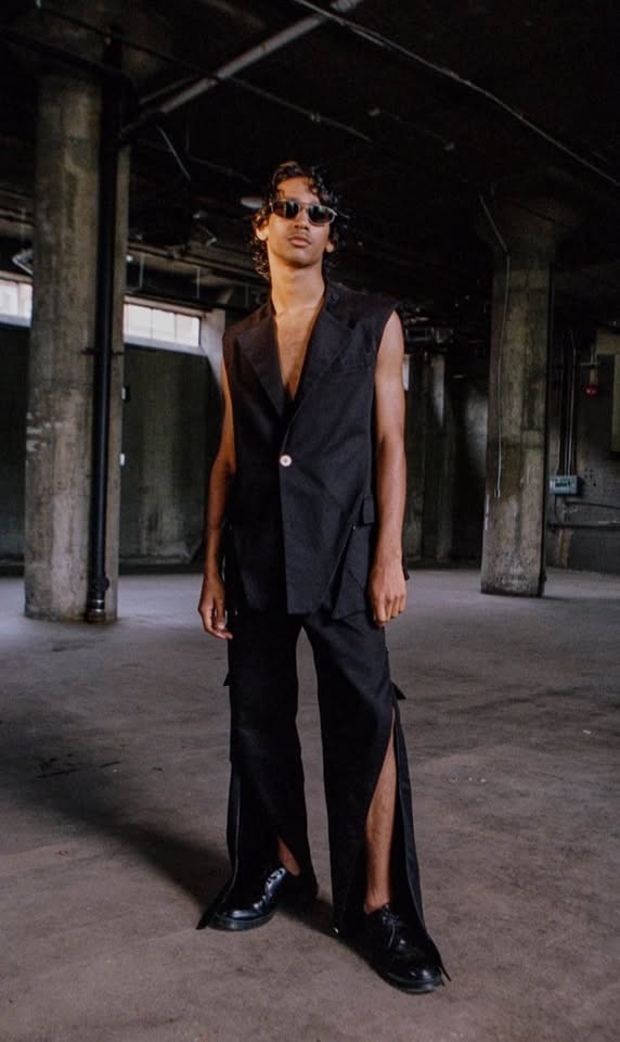 Spencer Badu black Trousers UNISEX - photo 4