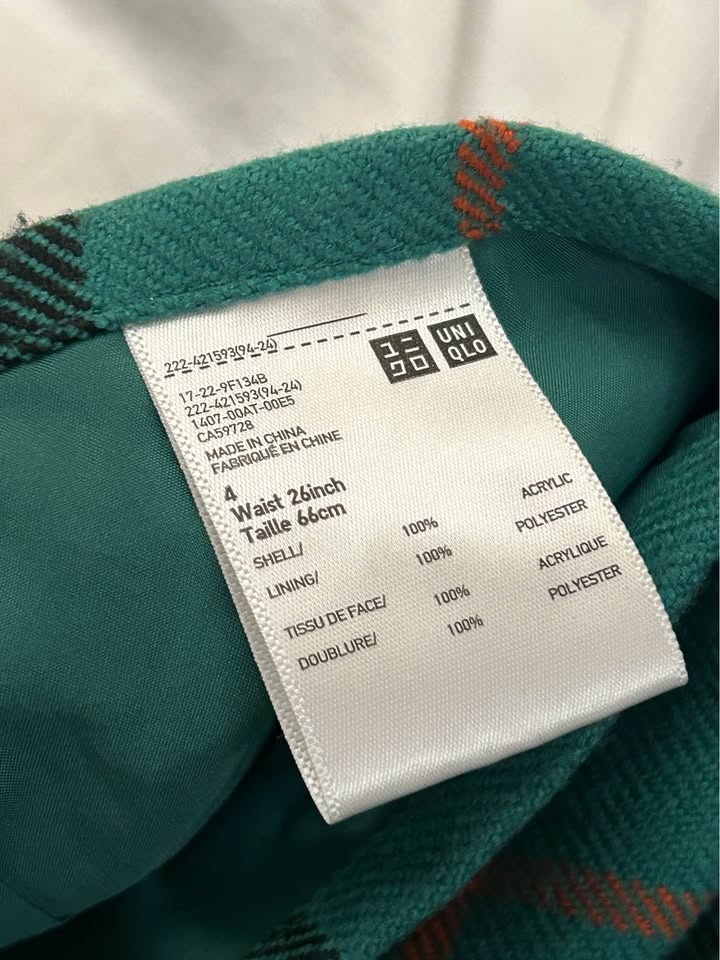 JW Anderson X Uniqlo - tarten wrap skirt - photo 4