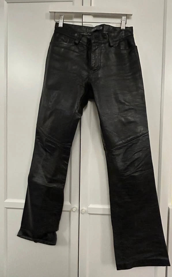 Y2K Vintage GAP leather boot cut jeans - photo 2