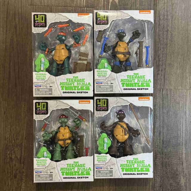 TMNT Original Sketch Turtles