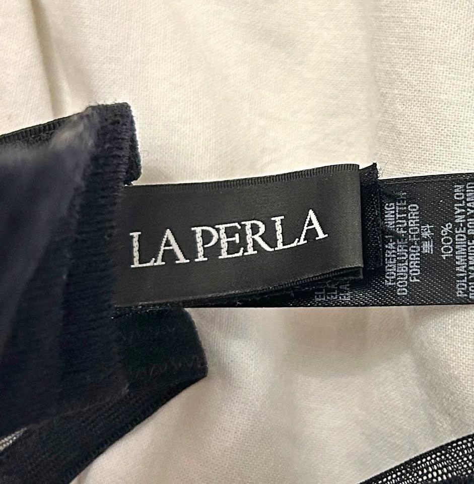 LA PERLA - black bandeau wire bra (bought off SSENSE)