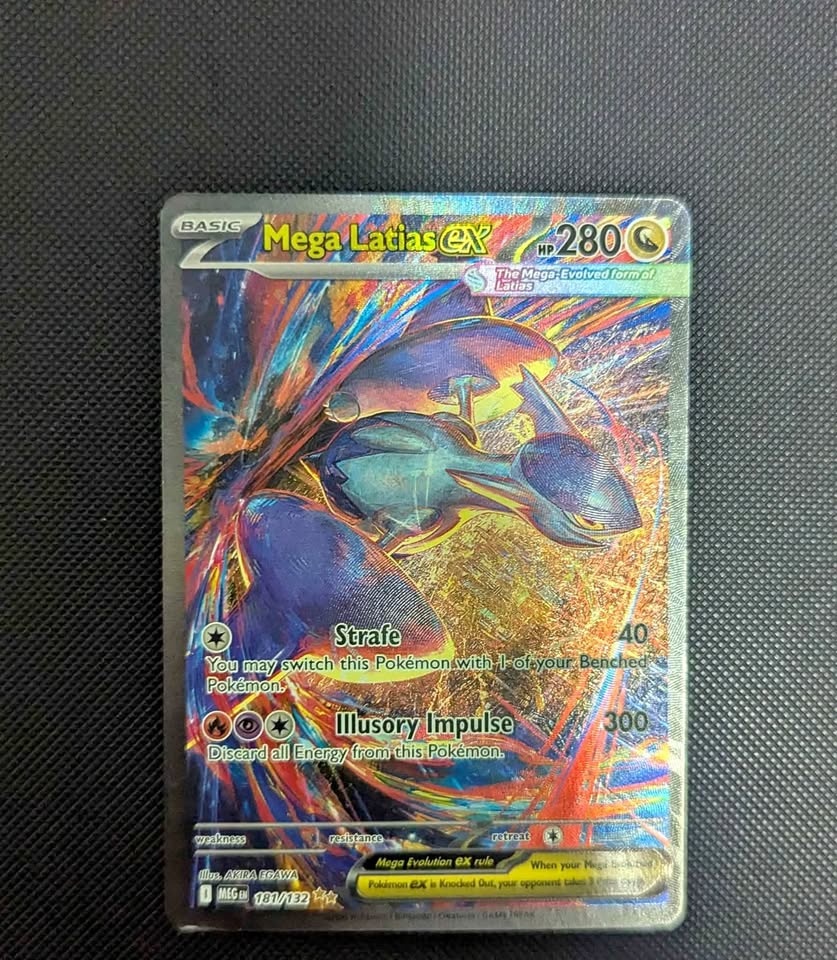 Mega latias ex pokemon card
