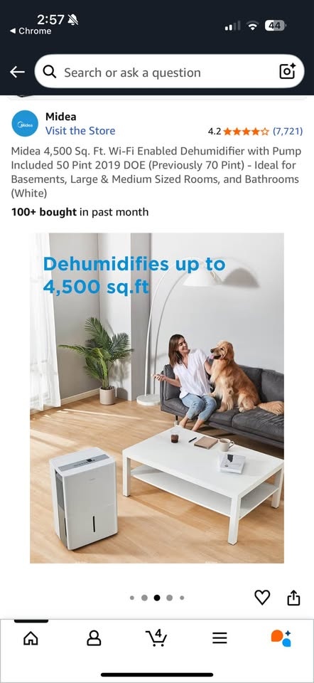 Media smart home dehumidifier 50 pints - photo 2