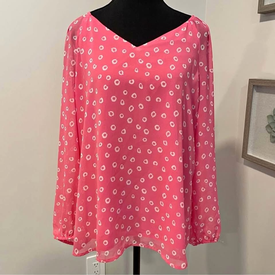 Never Worn! Nine West Back Bow Blouse Size Large