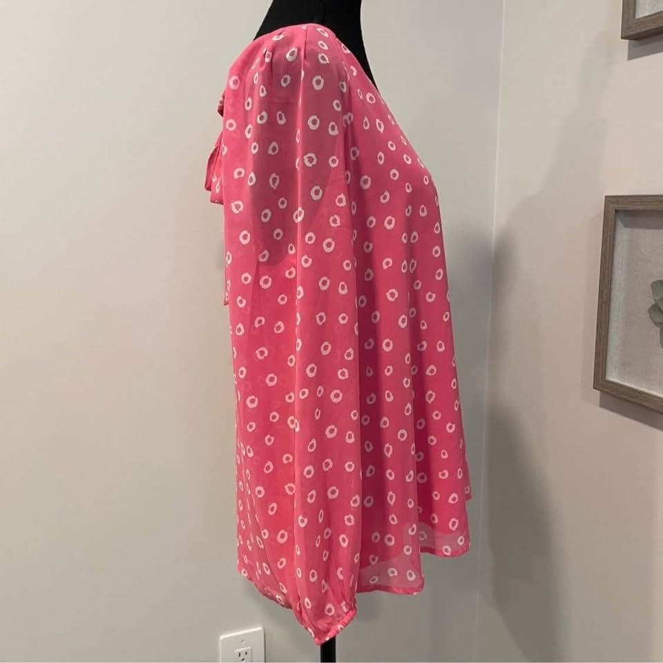 Never Worn! Nine West Back Bow Blouse Size Large - photo 3