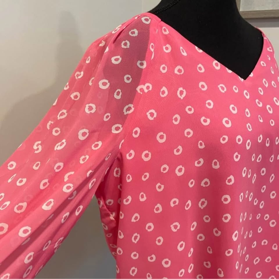 Never Worn! Nine West Back Bow Blouse Size Large - photo 5